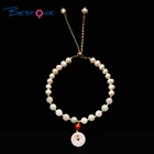 Pearl Bracelet Women Bracelet Hot Sale Natural Baroque Pearl Peace Buckle Bracelet Elegant Bracelet Women