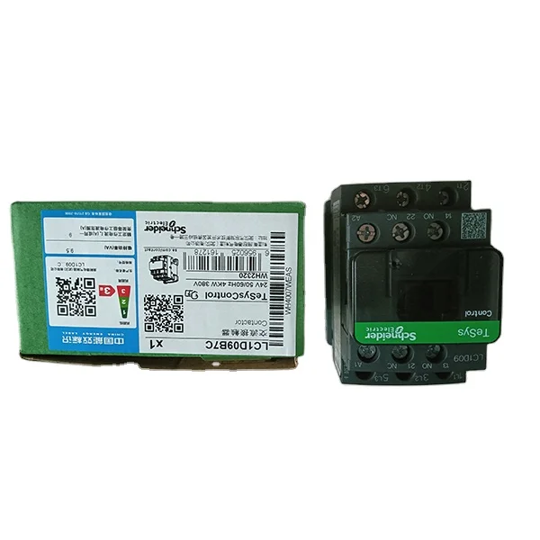 Schneiders magnetic DC contactor 3P(3NO) 220v 24v 110v LC1D09B7C 9A 24V