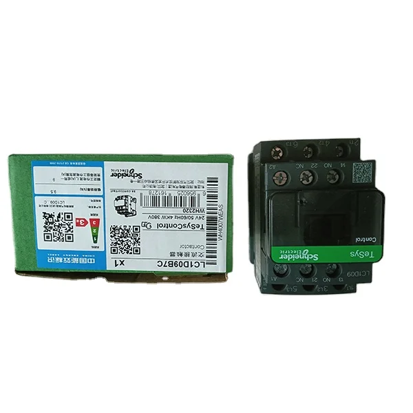 DC Contactor 3 Pole Contactor Schneider Contactor LC1D09B7C 9A 24V Authentic Products In Stock