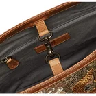 Leather Handbag Newest Fashion Elegant Brown Embroidery Big Large Leather Handbag Tote Sale
