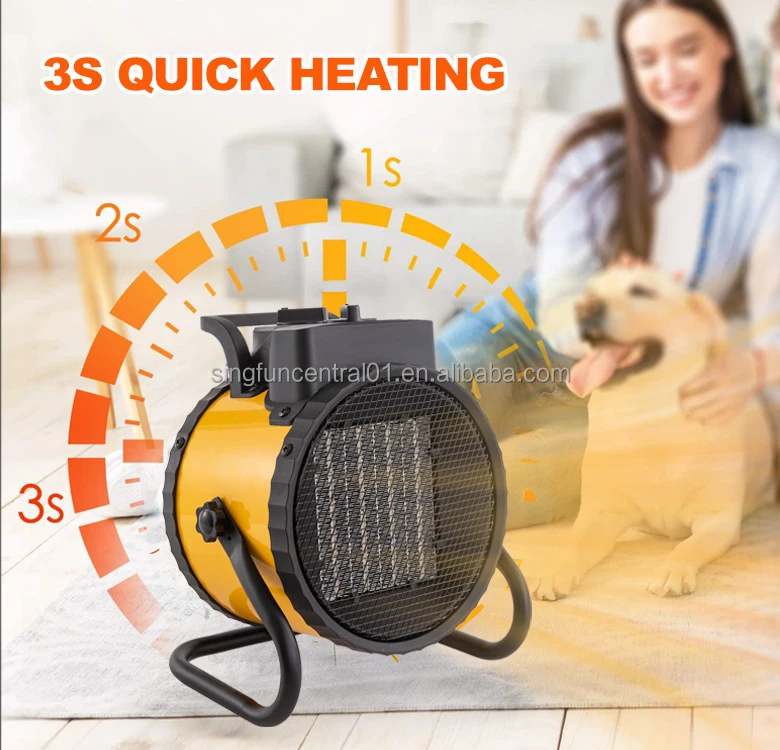 Industrial Ptc Ceramic Heater, Portable, 220 V, 210m³ - detail 6