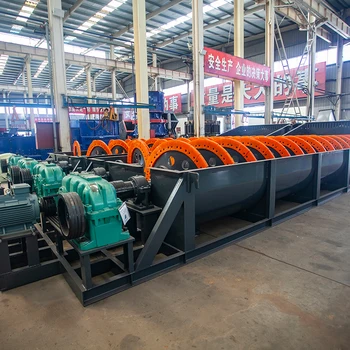 150tph Complete river sand washing plant screw spiral sea sand washer machine for sale