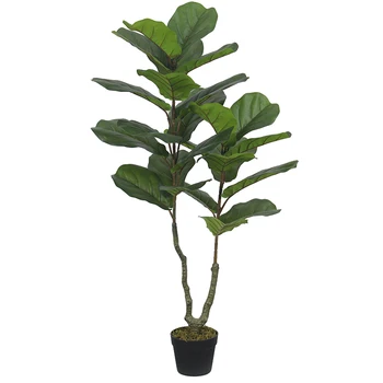 New Artificial Plants Indoor Artificial Fiddle Leaf Fig Tree Ficus Lyrata for Amazon Online Hot Selling