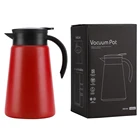 OKADI 1 Liter Stainless Steel Thermos Vacuum Flask 304 Stainless Steel Kettle Durable Silver Teapot