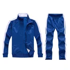 Sportswear Bulk Wholesale Custom Logo 2 Piece Sets Zipper Jogging Sportswear Men Tracksuit