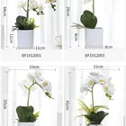 Faux Orchid Classic Wedding Decorative Latex 7 Heads Faux Orchid Flowers In Stock