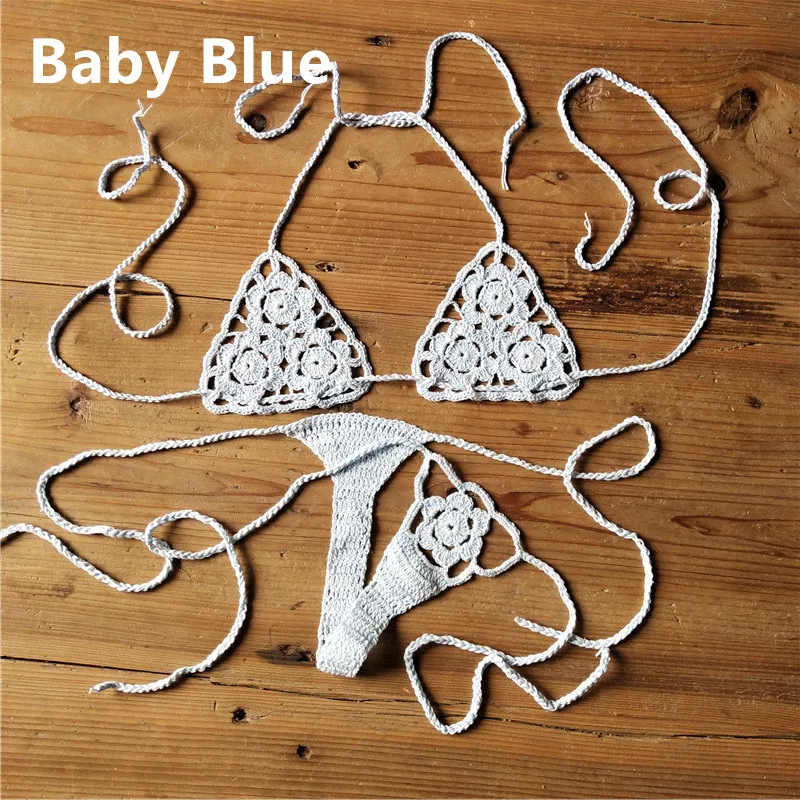 Handmade Crochet Mini Bikini Suit Beach Micro Swimsuit Buy Micro