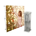 Trade Show Advertising Pop Up Gold Supplier Advertising Pop Up 10*10ft For Trade Show Custom Backdrop
