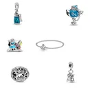 Alice In Wonderland Bracelets Original LOGO S925 Silver DIY Custom LOGO Ladies Gift