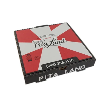 18 Inch Customized Food Packaging Pizza Box Small Quantities Corrugated Paper Empty Pizza Boxes