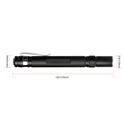 Q5 Flashlight VCAN High-Quality Aluminum Zoomable AAA Batteries 350 Lumen Q5 LED Tactical Torch Pen Flashlight