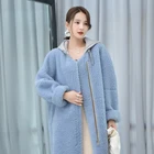 Coat 2021 New Hooded Plus Size Women's Fur Coat
