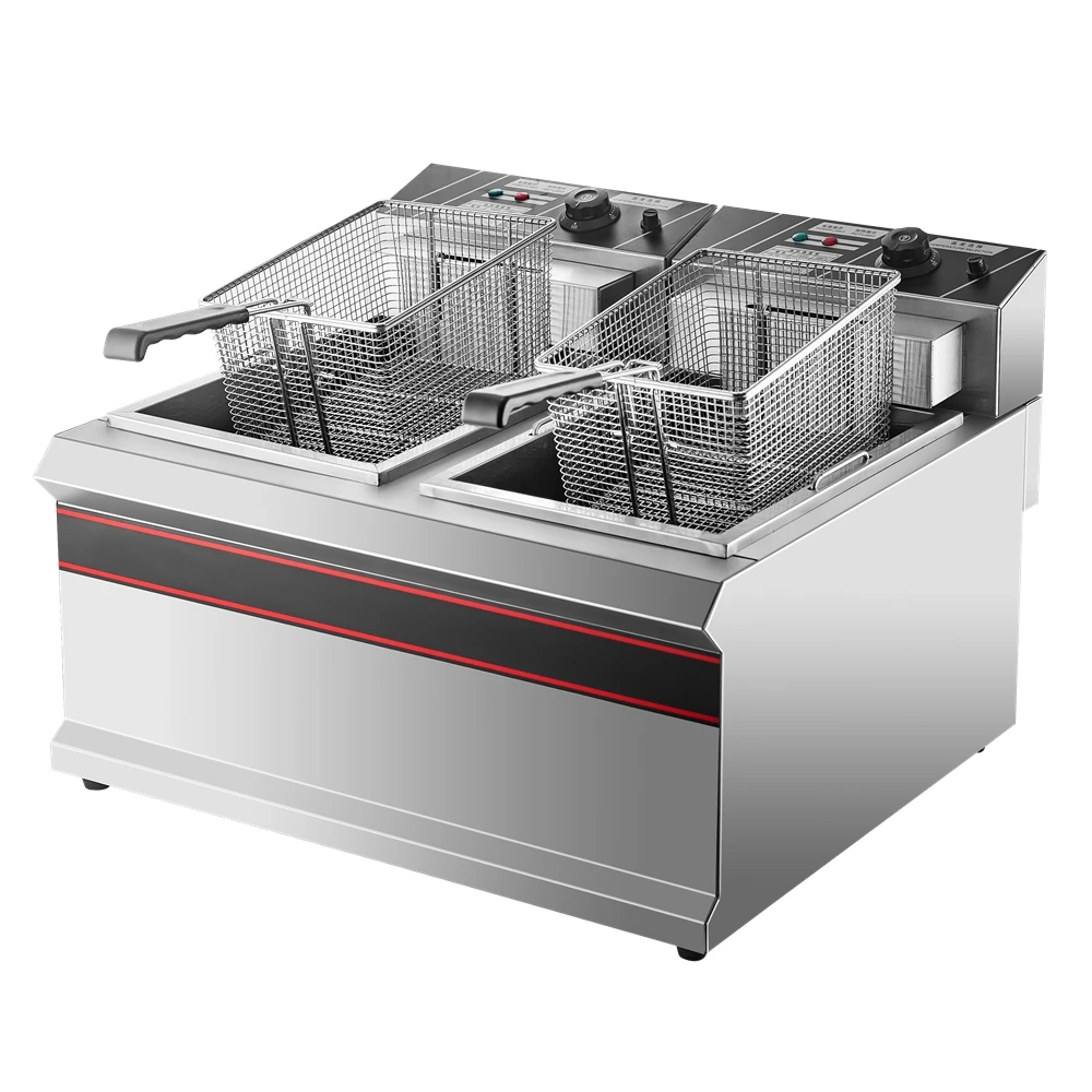 New Design Good Quality New Model Timing Function Top Essential Modern Commercial Deep Fryer