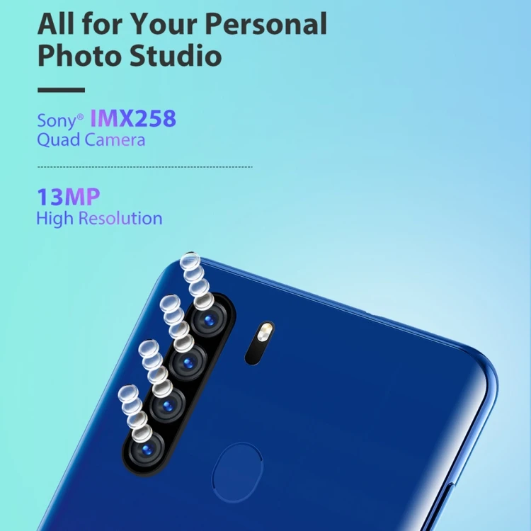 Blackview A80 Plus 2020 4GB+64GB 6.49 inch 4680mAh Octa Core Android 10.0