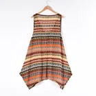 Beachwear 2021 New Arrival Women Sexy Beachwear Print Mesh Beach Vest Beach Cover Up