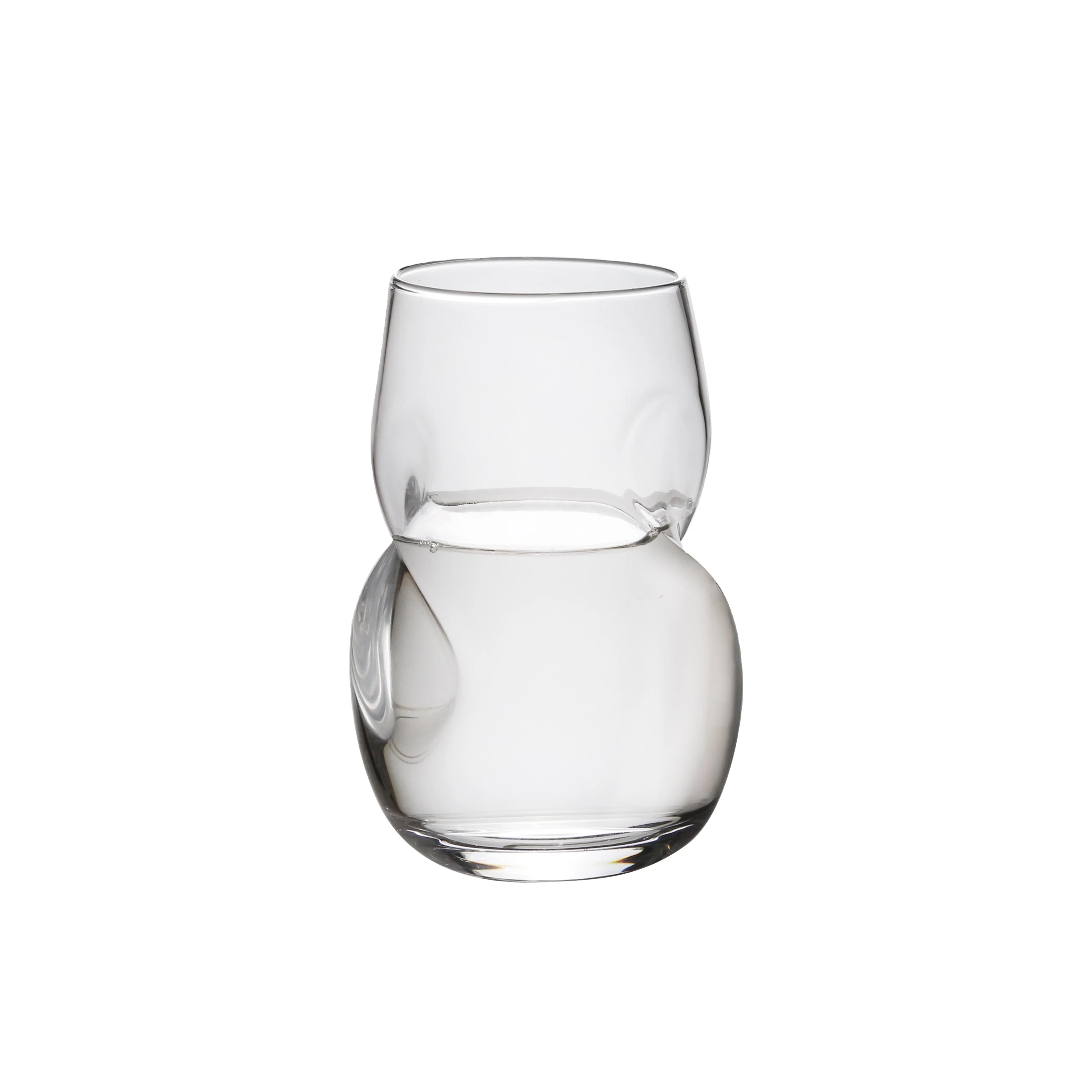 Stemless With Finger Indentations For Water Glass Cup Premium Packaging For Gifting