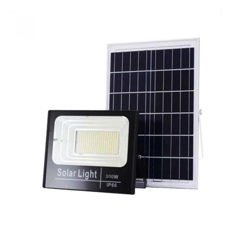 Factory price Solar light Ultra bright IP66 Floodlight 200w100w 60 watt outdoor solar LED street light 3-year warranty