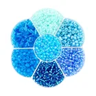 Multi Color Beads OEM Cheap Multi Color Round Beaded For DIY Jewelry Making Crystal Glass Beads