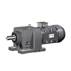 R Helical Gearbox China Factory R Series Brake Motor Helical Transmission Gearbox