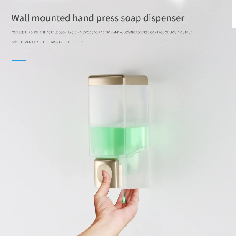 Customized Wall Mounted Soap Dispenser, Hand Wash Liquid Soap Bottle & Wall Mount Shower Soap Dispenser OEM/ODM Acceptable