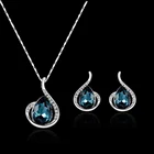 Rhinestone Jewelry Factory Direct Hair Gorgeous Exaggeration Rhinestone Alloy Bead Jewelry Necklace Set