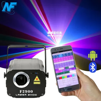 NewFeel APP remote control 2w rgb animation laser stage lighting dj disco ktv home party mini club laser light show
