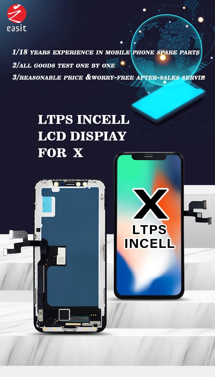 Factory Oem Mobile Phone Repair Part Incell Ltps Lcd Pantalla Screen