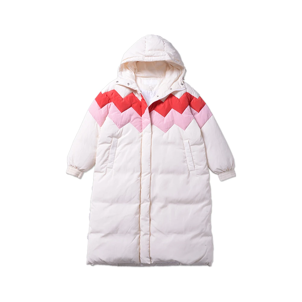 Children's Down Jacket Warm Jacket Manufacturers Selling White Down Coats Not Support OEM Service Zipper Solid Long XXL XL