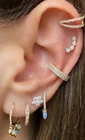 Ring Piercing Nose Ring Piercing 16G Clicker Nose Hoops Hinged Segment Hoop Lip Ring Piercing Jewelry Cartilage Earrings