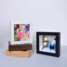 Family Photo Stock High Quality Square Family Decor Picture Frame 8 Inch Shadow Box Photo Frame