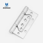 300g 4 Inch Long Service Life Butterfly Hinge Bedroom Heavy Cabinet 304 Hidden Aluminum Door With Folding Hinge