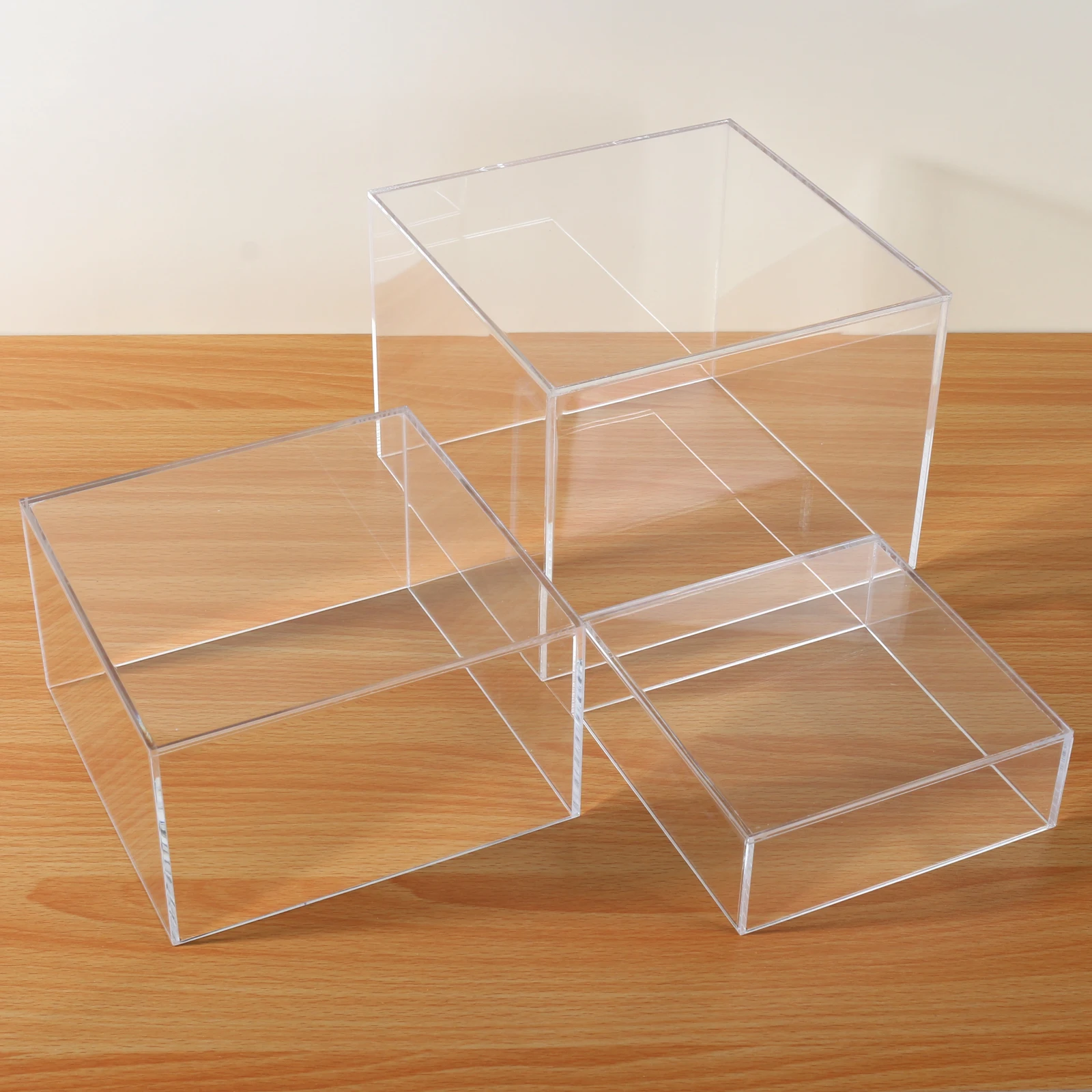 Acrylic Display Stand Buffet Food Display Riser Cube Stand Table Center Buffet Dining Display Stand