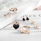 Earrings Stone Earring Fashion Set Tiny Stud Earrings Rhinestone Stone Minimalism Earring Card Stud Earrings