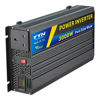 TTN 1000W 1600W 2000W Generator Inverter 12V Power Inverter 24V 4000 Watt Pure Sine Wave Inverter Onda Pura Inversora