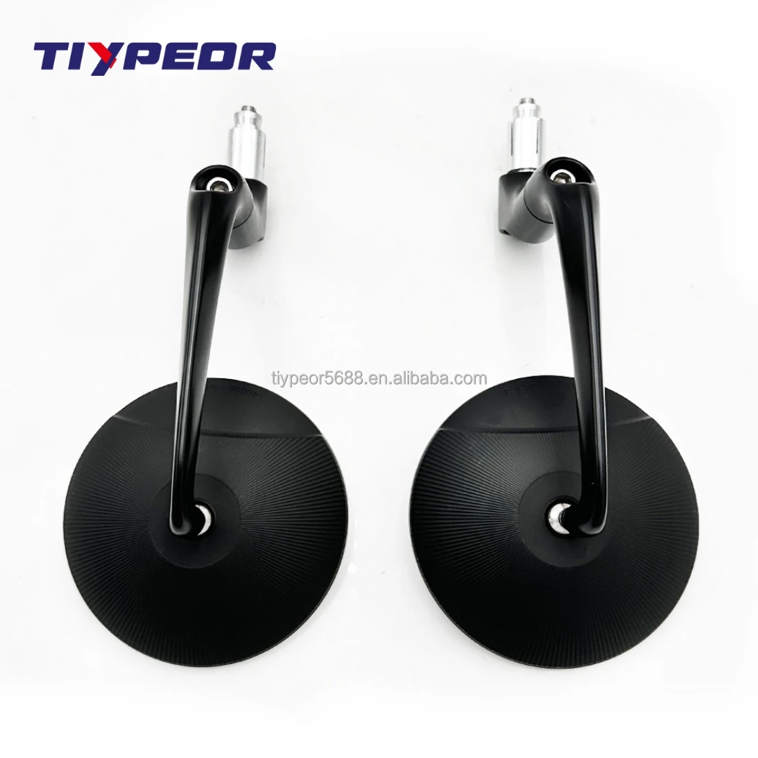 product tiypeor high quality motorcycle universal modified rearview mirror circular large mirror surface adjustable from multiple angles-6