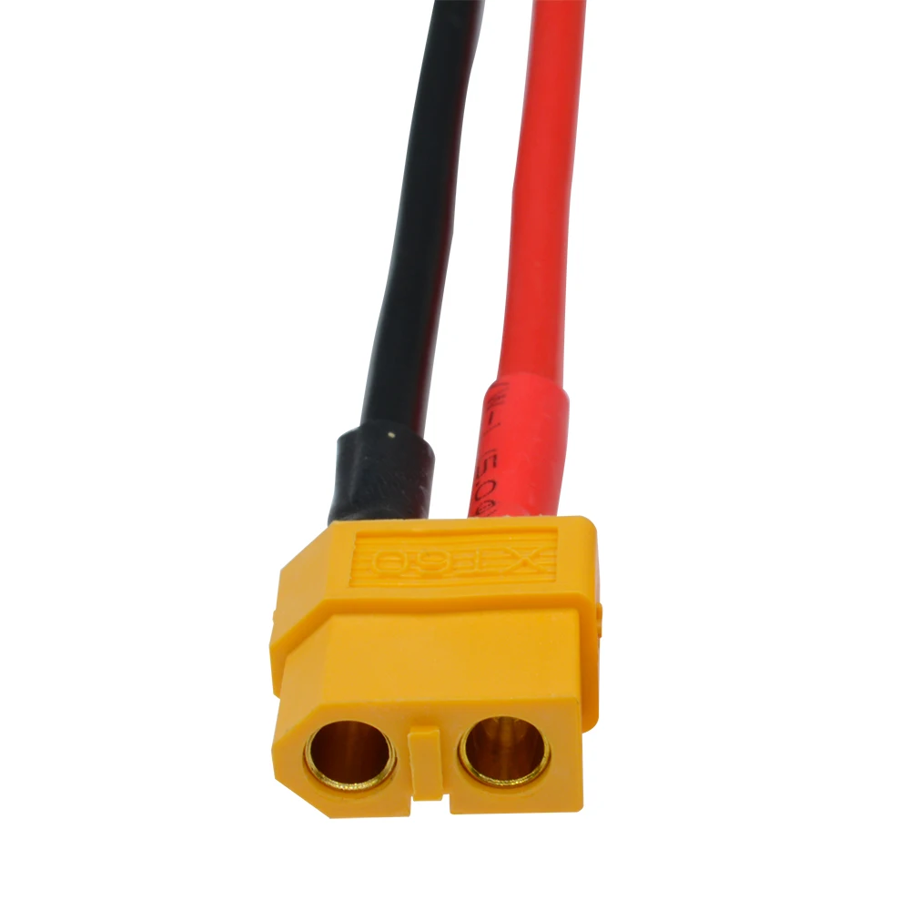 XT60 Connector Female W/Housing 10CM Silicon Wire 14AWG 