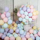 Decoration Hot Selling 100 Pcs 10 Inch Macaron Candy Colored Natural Pastel Latex Balloon Baby Shower Party Decoration