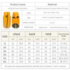 Coats Manufacturer Wholesale Outdoor Cool Style Highly Reflective Threads Dog Jacket Waterproof Coats