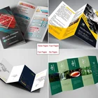 Brochure Brochure Low MOQ Custom Book Booklet Catalog Brochure Product Manual Folder Flyer Printing Design