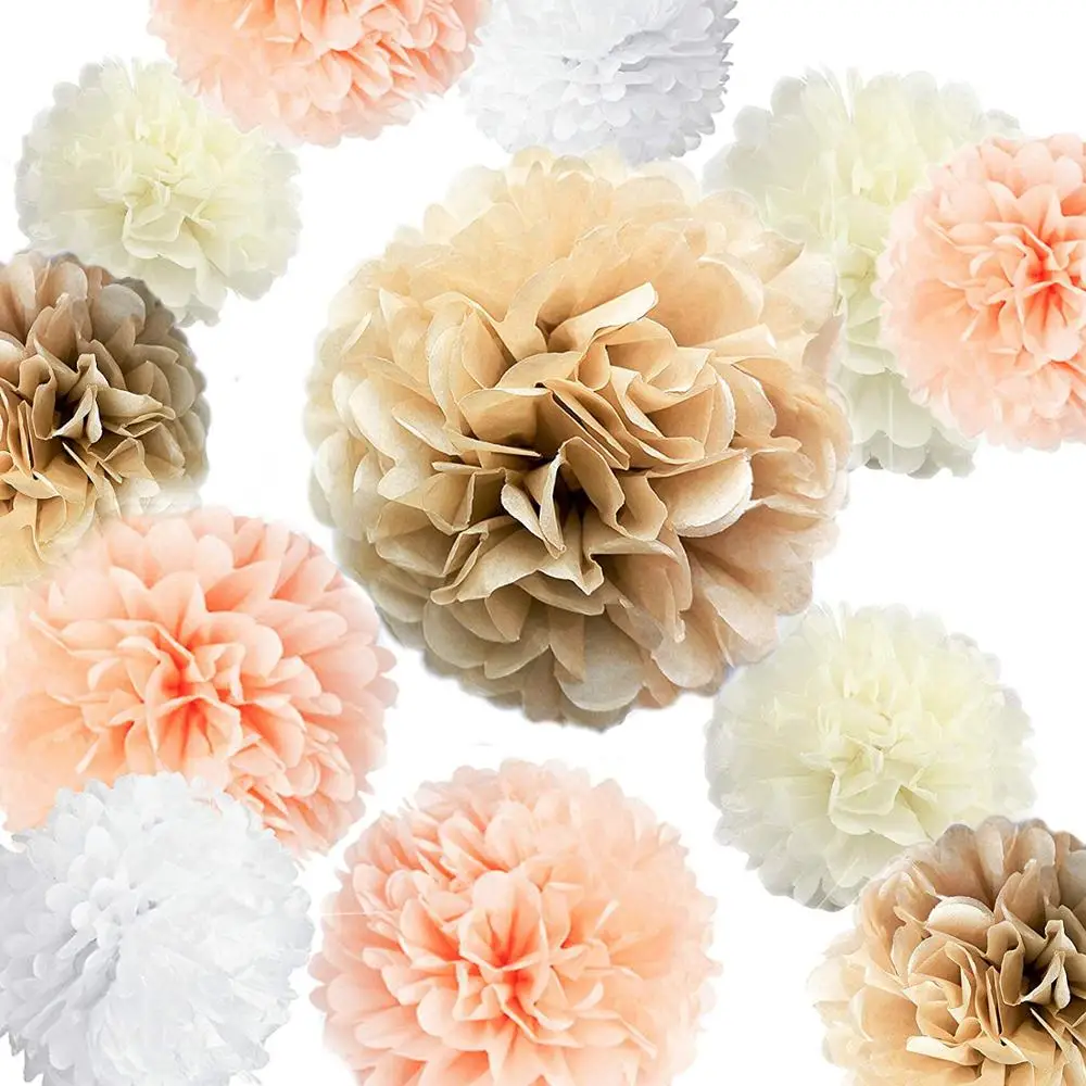 Wholesale Inch Hanging Flower Tissue Paper Pom Poms - Buy Tissue Paper Pom Pom Poms,Paper Flower Product on Alibaba.com