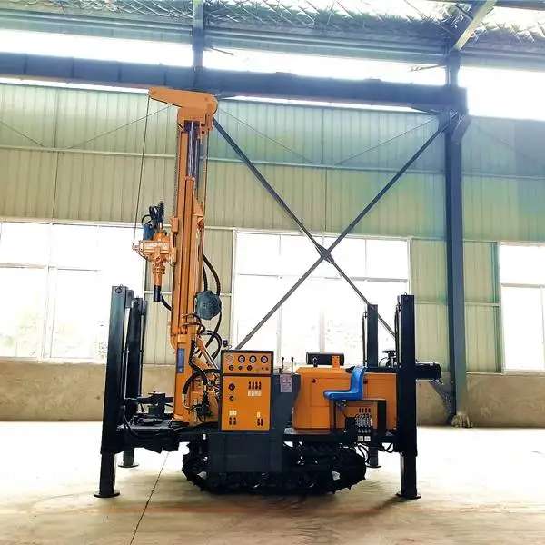 Hongwuhuan HWH200 Hydraulic Rotary water well drilling rig machine borehole 200 meters water well drilling rig