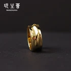 Brass Ring Ring Design Factory Women Jewelry Copper Brass 14k Gold Filled Wide Ring
