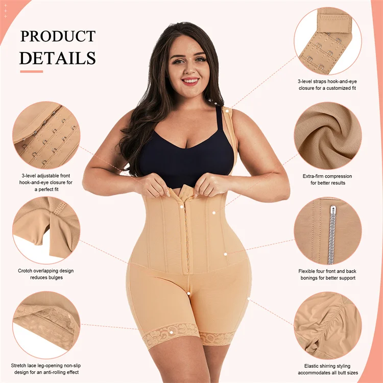 Hexin High Waist Tummy Control Shaper For Women Stage Fajas