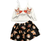 Sleepwear Promotional Sleepwear Silk Shorts Sleepwear Women 2 Piece Sleepwear With Factory Price