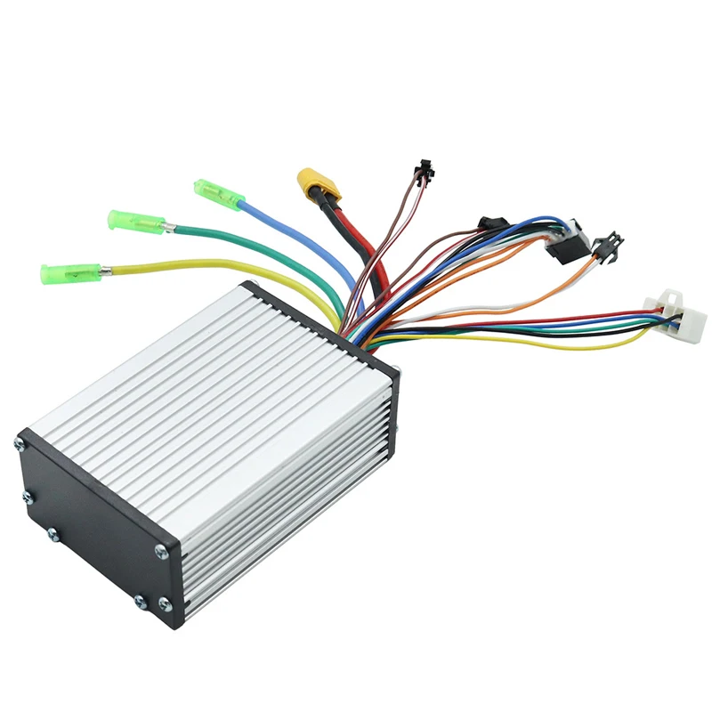 48-60V 22A Dual-Drive Electric Scooter Controller Aluminum Key LCD Power Speed Display Instrument