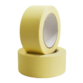Factory Price Strong rubber glue High quality Decorative Crepe 2 inch Beige General purpose Masking Paper Tape