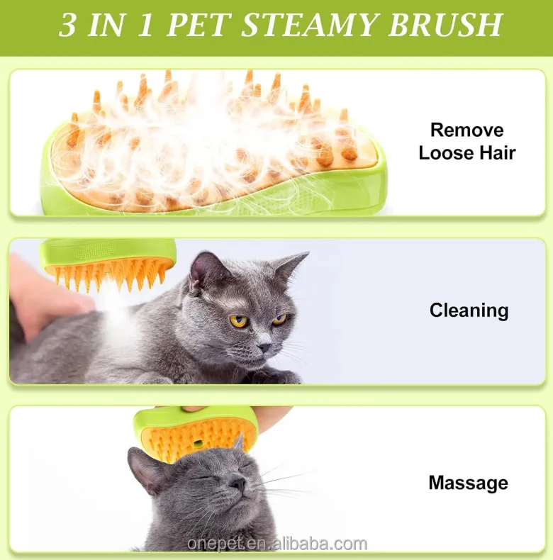 Cepillo de vapor eléctrico para gatos 10 H30e45bd0f7ad41488fd7f9449623a73am