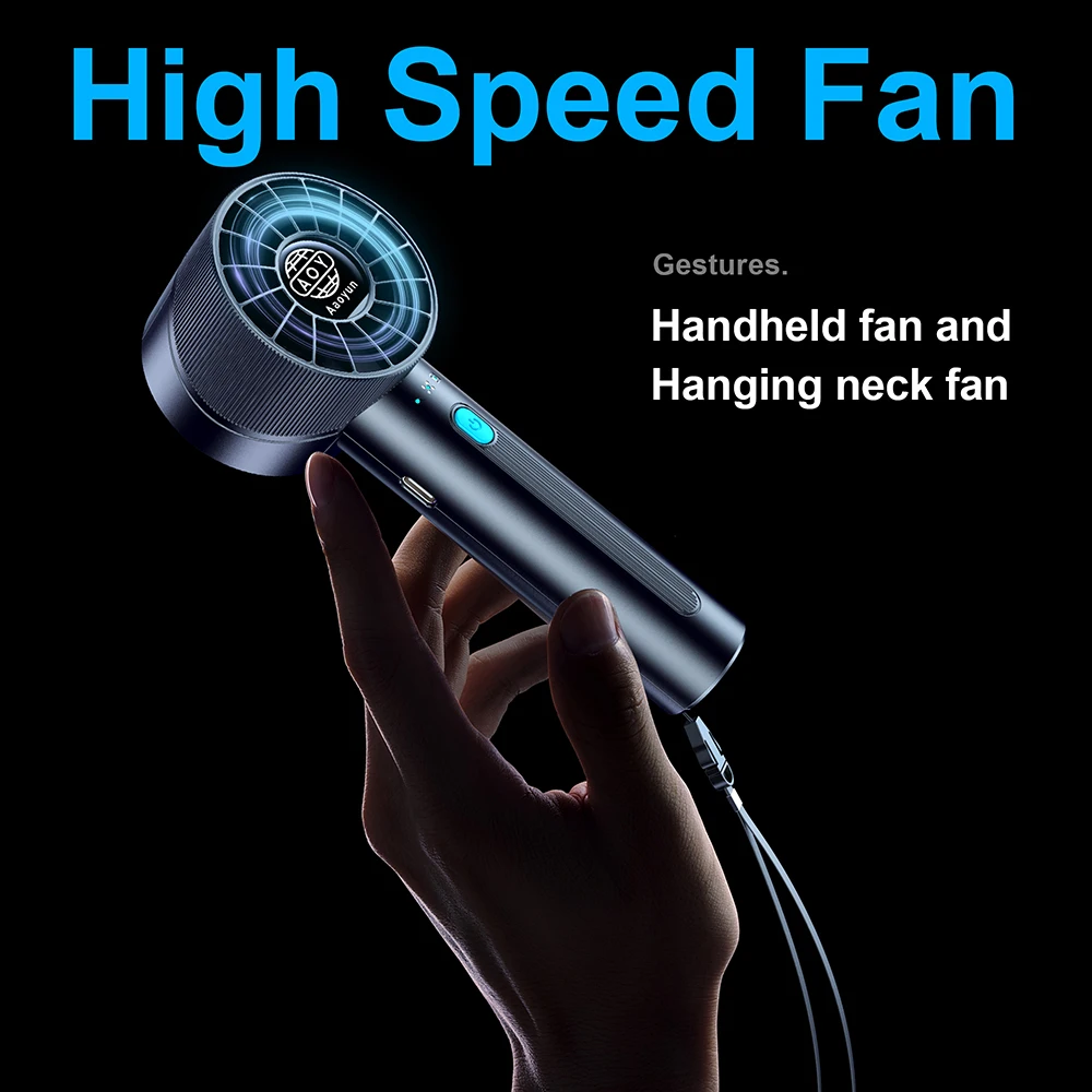 Rechargeable Fan, Portable, Battery, Plastic - detail 10