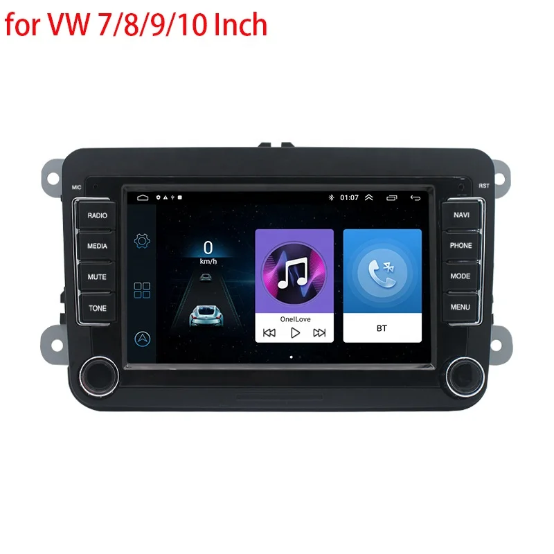 7/8/9 Inch Android Car Stereo Autoradio 2 Din Car Dvd Gps Navi Bt + Camera Vw/golf 5/passat/touran/tiguan/polo/caddy - Buy Android Car Stereo For Vw,2 Din Dvd Player Vw,Car