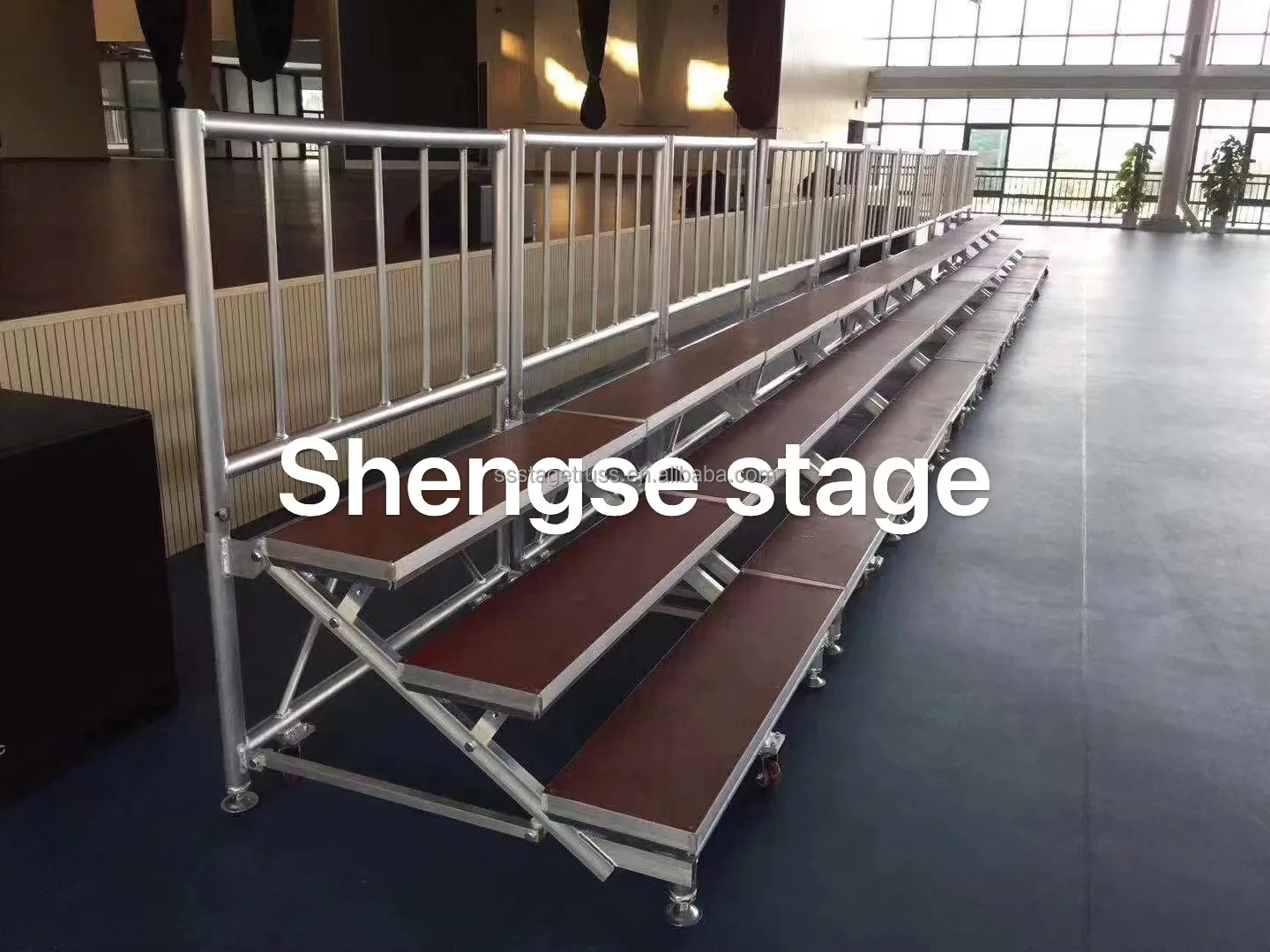 product portable folding chorus stage mobile stairs aluminum platform stage for performance-6